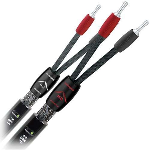 WORLDS BEST CABLES Cable de altavoz HiFi de alta fidelidad para audiófilo  de alta fidelidad de 6 pies - 12 AWG - Par de cables de altavoz de alta