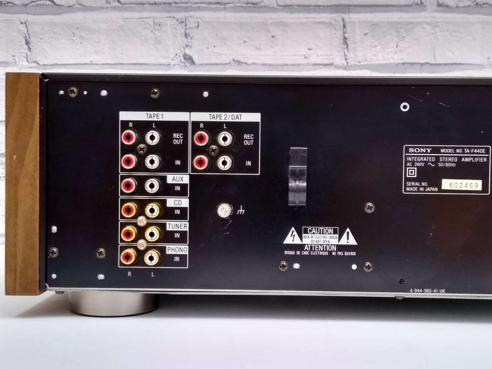 Amplificador Integrado Sony TA-F540E - Hifilia